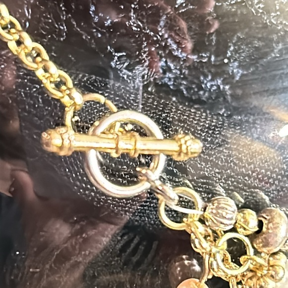 Blushing Rose 3 row Necklace & Earrings - Picture 2 of 11